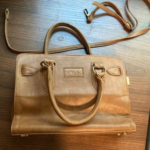 Joyn small tote with cross body strap